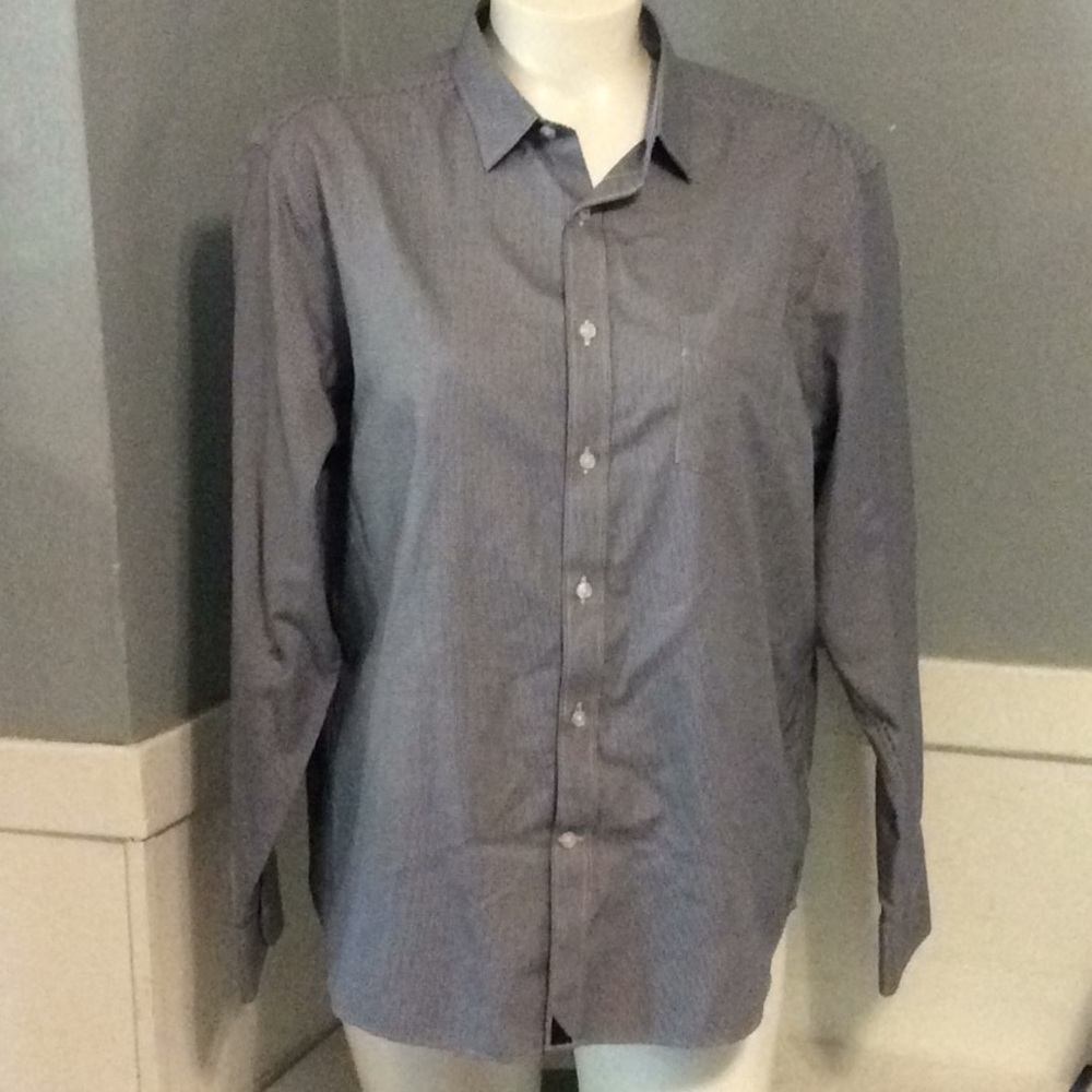 UNTUCKit Mens Cotton Long Sleeve Button Front Shirt Sz XXL